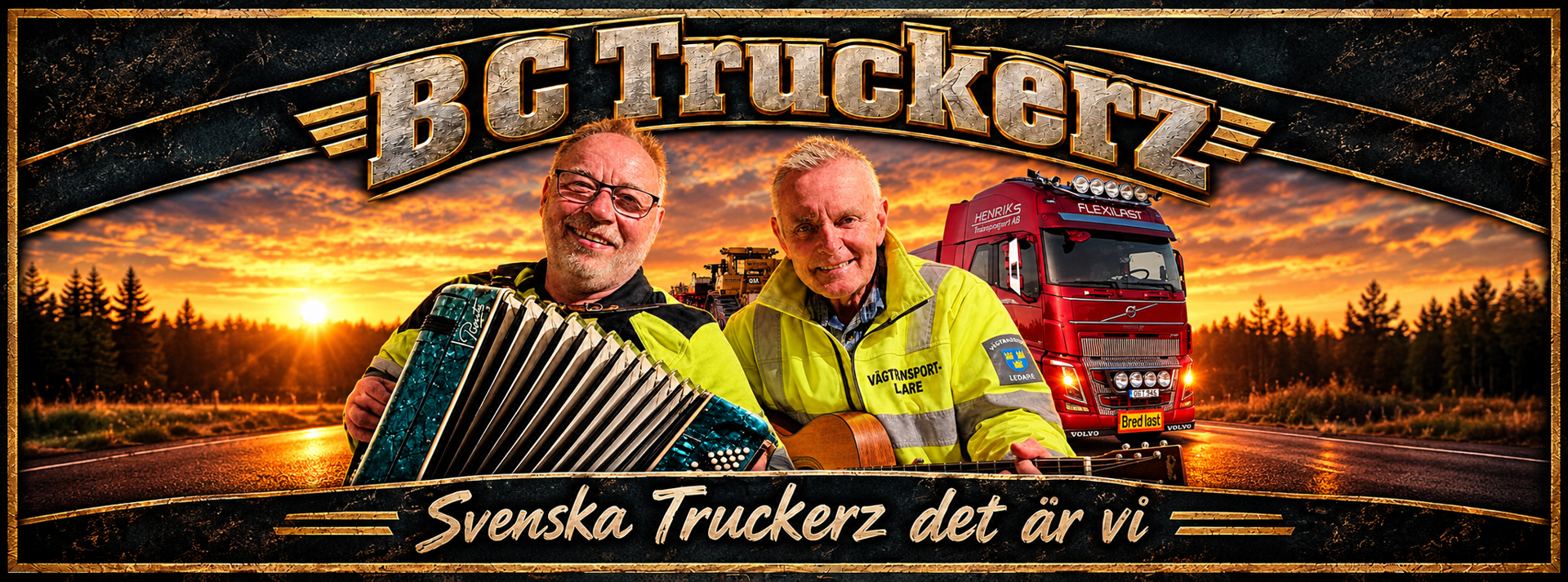 BC Truckerz Vid Solnedgången.